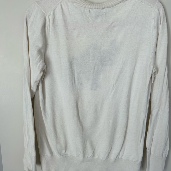 Banana Republic light sweater French Bulldog wearing a red bow! - Picture 5 of 5